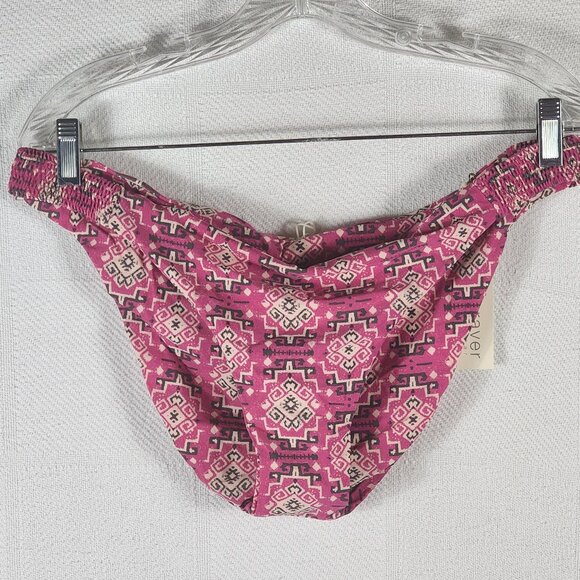 Tori Praver Swimwear Magenta Haze Lined Nylon Span Cheeky Bikini Bottom Size XL - Picture 1 of 16